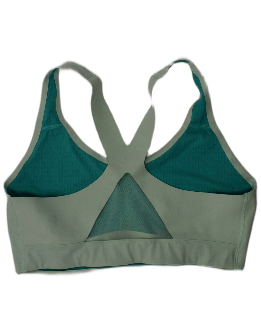 Damski top sportowy Under Armour, duży, zielony poliamid