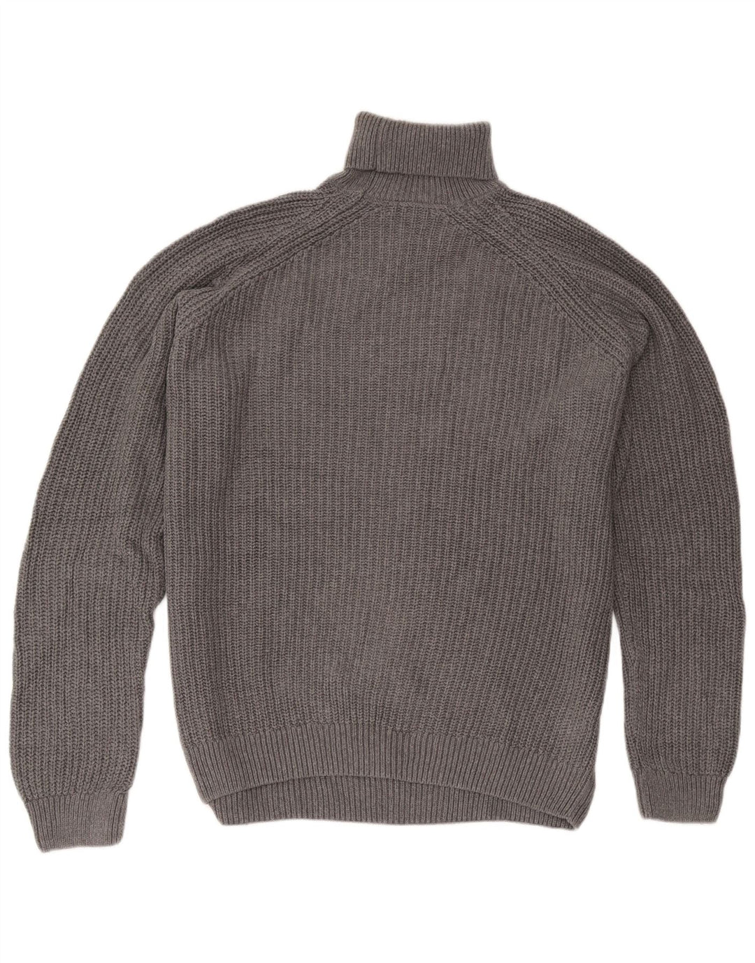 Męski sweter z golfem Zara, duży, szary