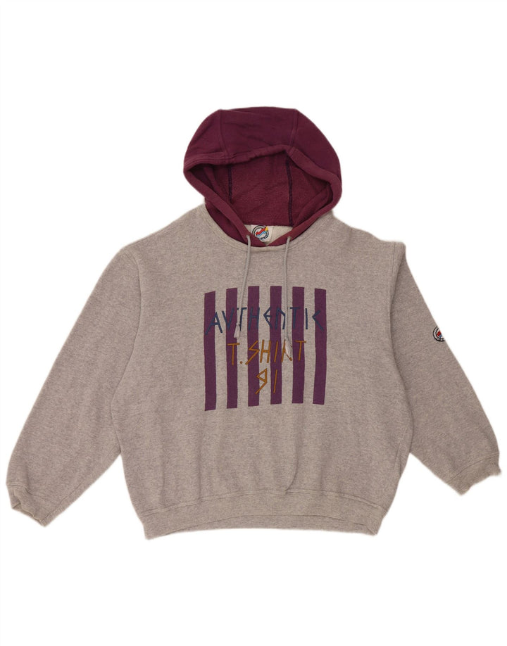 Damski sweter L'Equipe z grafiką i luźnym krojem, UK 20 2XL, szary, bawełniany