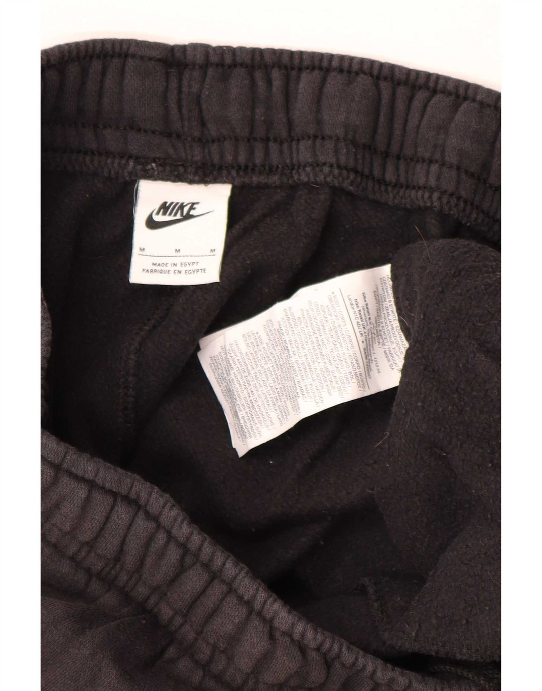 Męskie spodnie dresowe Nike Cargo Joggers, średnia czarna bawełna