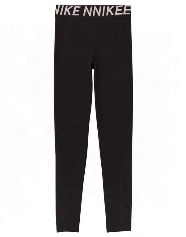 Damskie legginsy Nike Dri Fit Graphic UK 8, małe, czarne