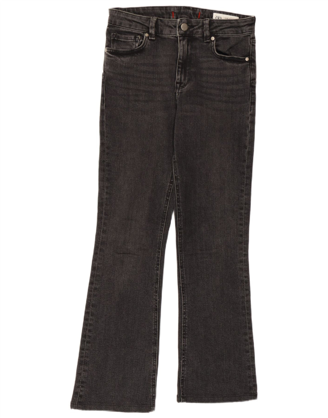 Damskie jeansy Bootcut Zara EU 36 XS W26 L27 Szara bawełna