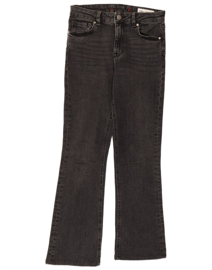Damskie jeansy Bootcut Zara EU 36 XS W26 L27 Szara bawełna