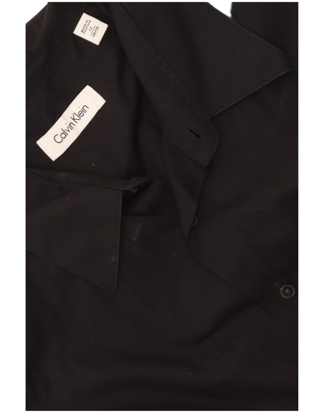 Koszula męska Calvin Klein, rozmiar 17 XL, czarna, bawełniana