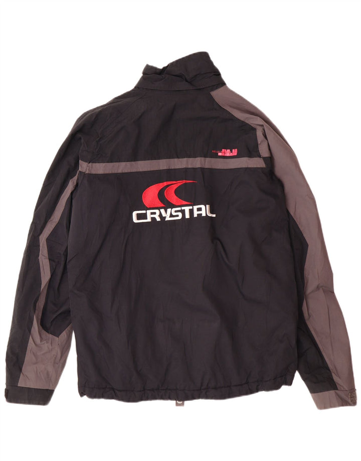 Męska wiatrówka HELLY HANSEN z grafiką UK 34 XS w kolorze czarnym