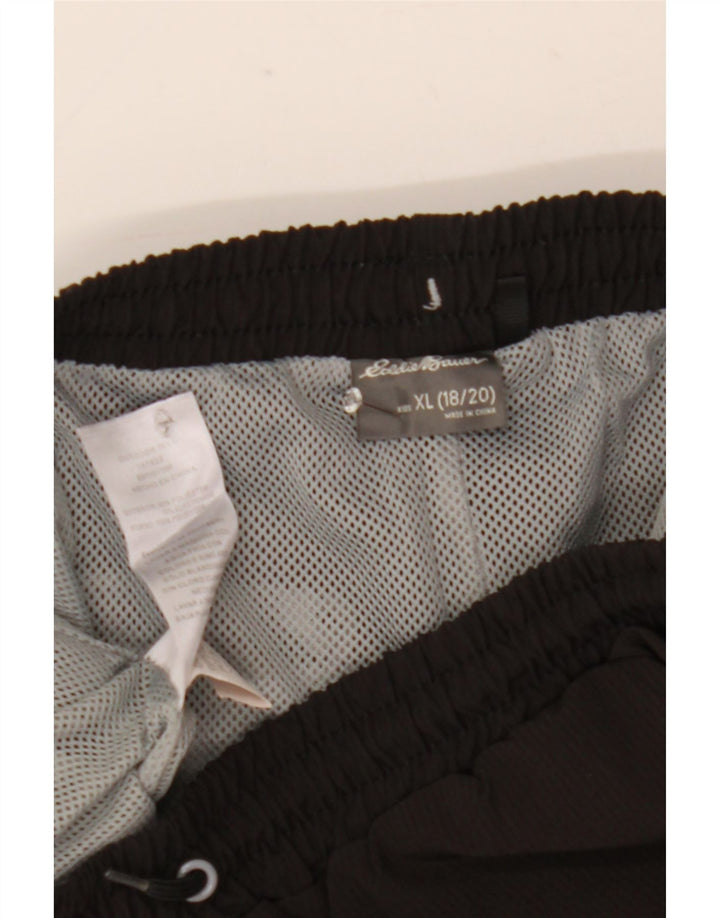Chłopięce spodenki kąpielowe Eddie Bauer 15-16 lat XL, czarny poliester