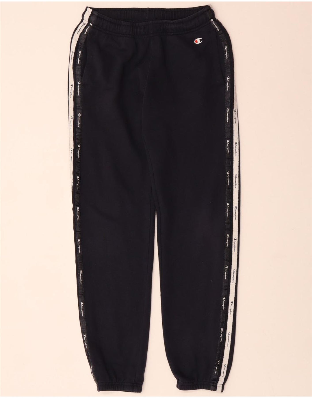 Chłopięce spodnie dresowe CHAMPION Joggery 11-12 lat, duże, granatowe