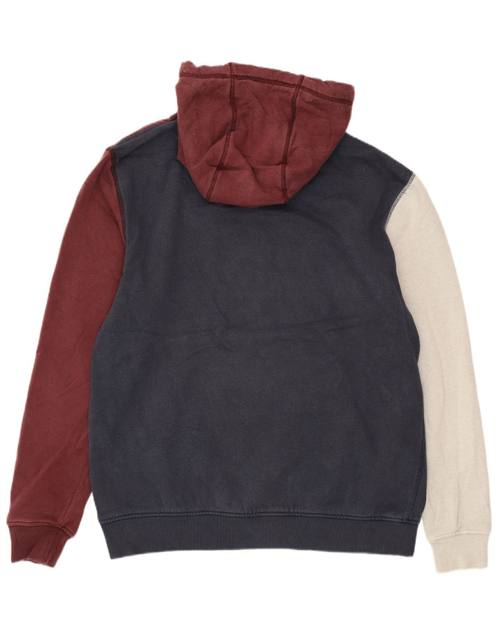 Męski sweter z kapturem i grafiką JACK WILLS, duży, wielokolorowy, z blokami kolorów