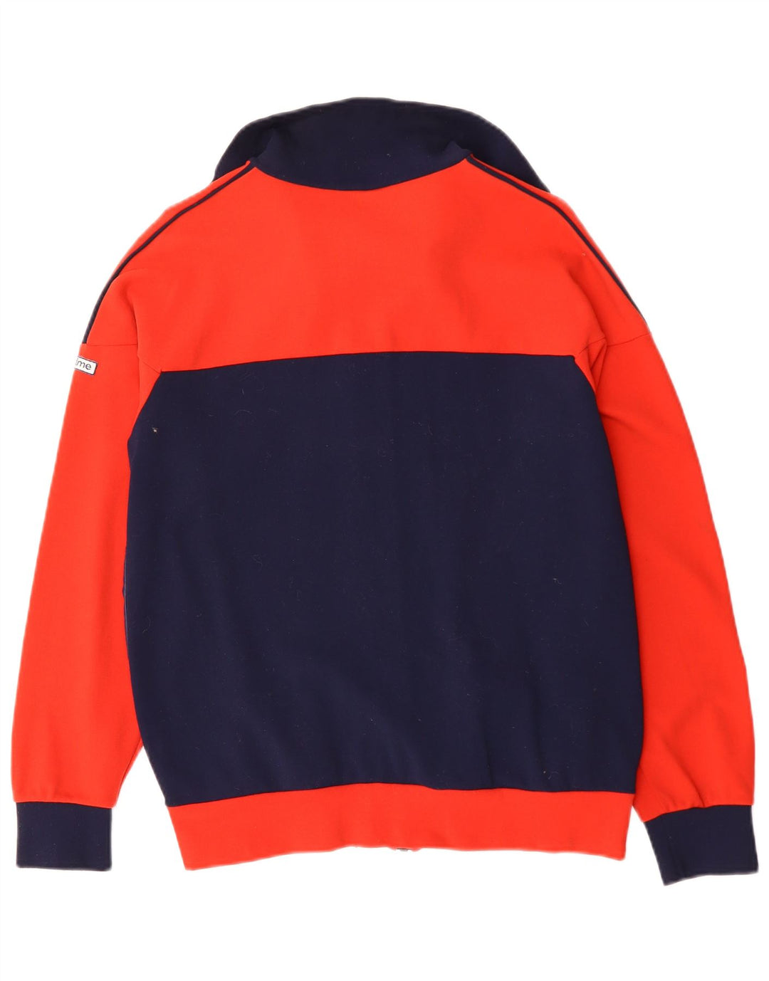 Męska kurtka dresowa VINTAGE UK 40, poliamid blokowy w kolorze średniej czerwieni