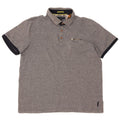 Męska koszulka polo TED BAKER, rozmiar 5 XL, szara, bawełniana
