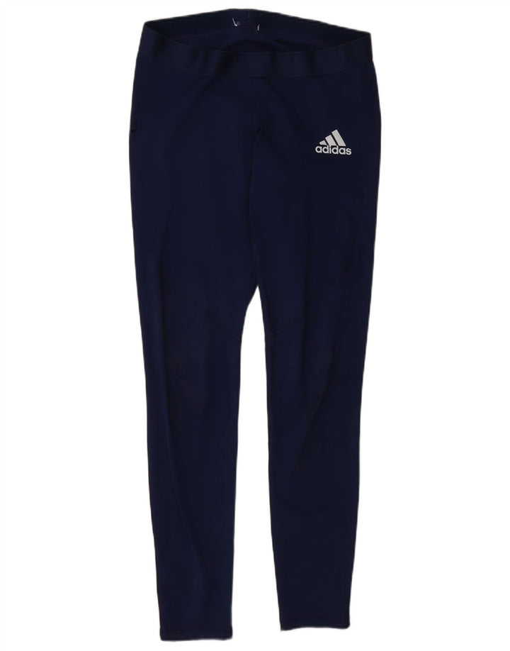 Legginsy Damskie Adidas UK 14 Średni Granatowy