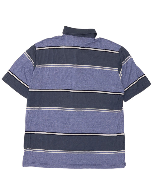 Męska koszulka polo do rugby AUSTRALIAN L'ALPINA IT 54 XL w granatowe paski