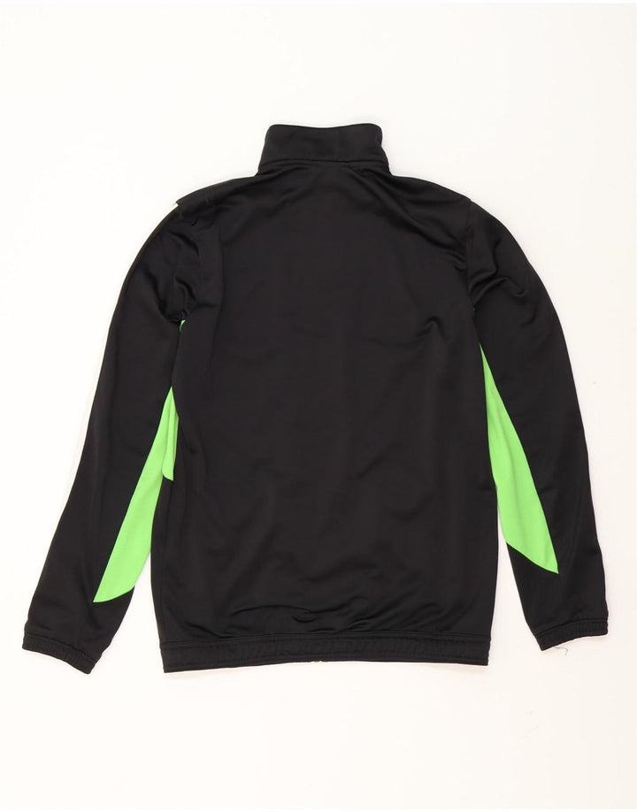 Adidas Męska bluza dresowa, mała, czarna, poliestrowa z blokami kolorów