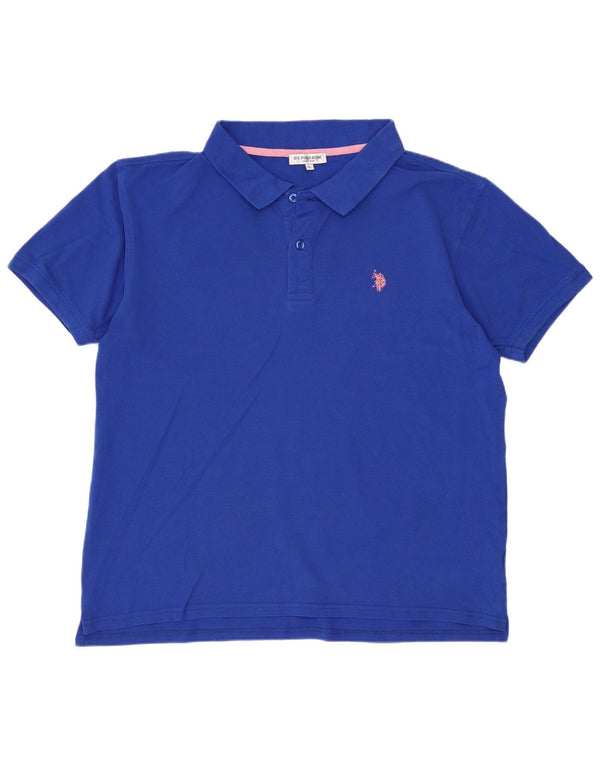 US Polo Assn. Koszula męska XL, niebieska, bawełniana