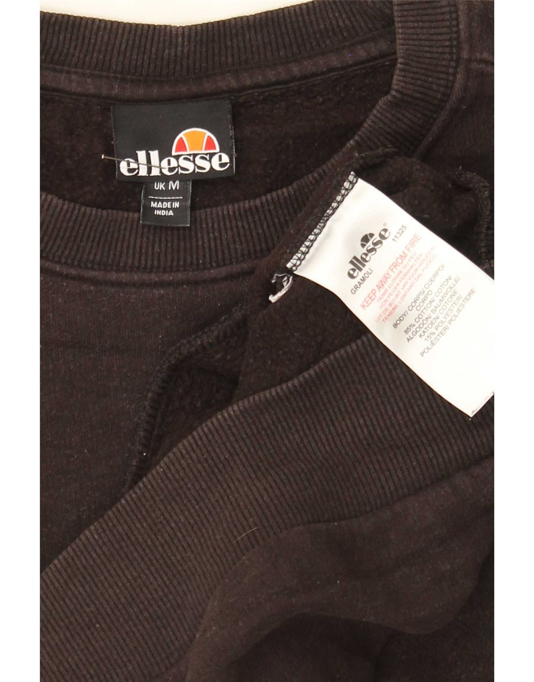 Bluza męska Ellesse, bawełniana, średnio brązowa