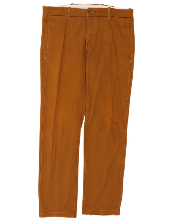Męskie proste spodnie chino Levi's W30 L30 Brązowa bawełna