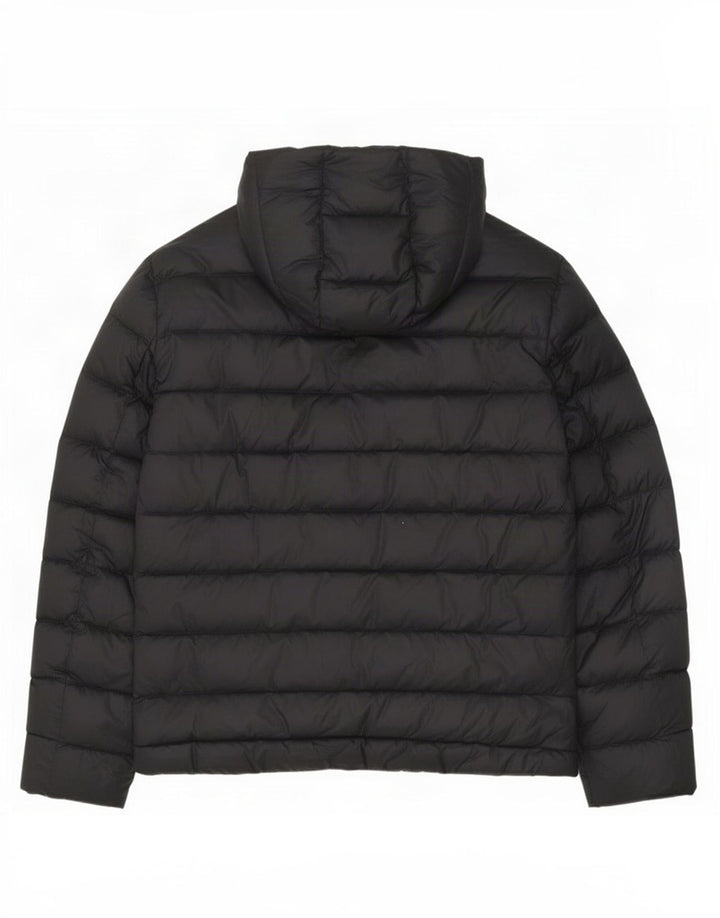 Damska ocieplana kurtka z kapturem Blauer UK 18 XL, czarna, poliamid