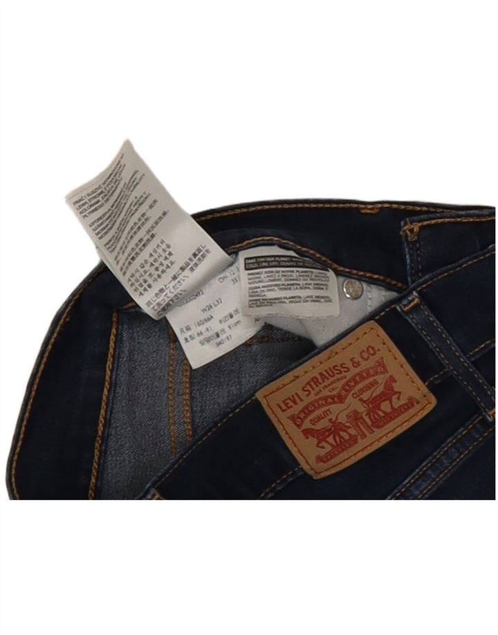 Damskie dżinsy Levi's 715 Bootcut W26 L27 Granatowa bawełna
