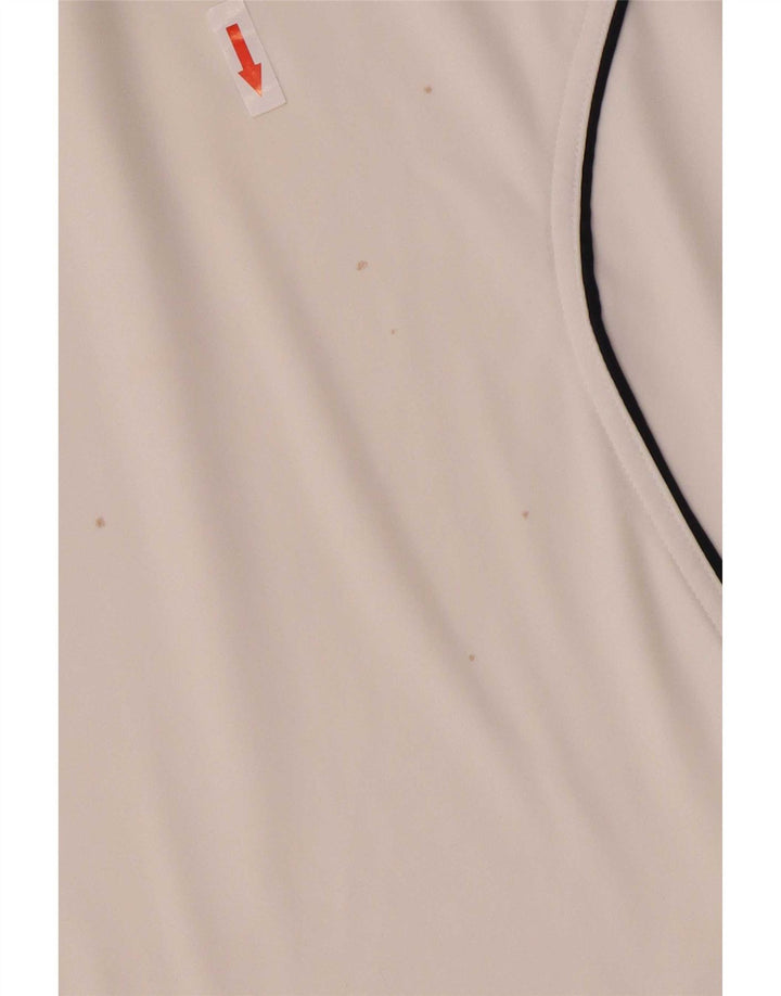 Męska koszulka polo Adidas Clima 365, poliester w kolorze średniej bieli