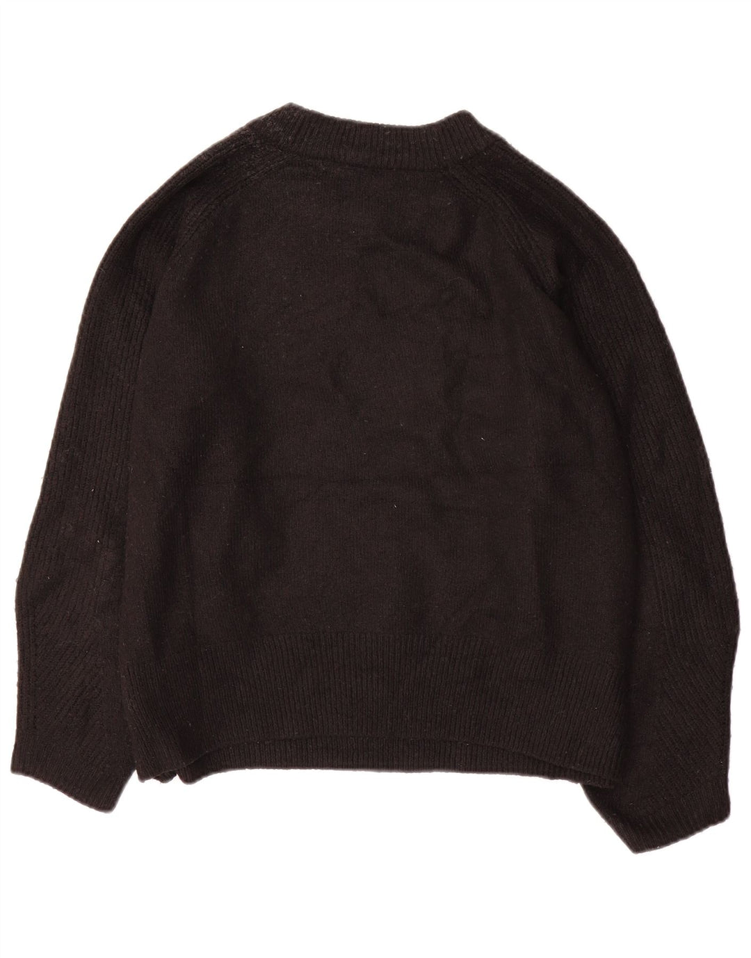 Marks & Spencer Damski sweter oversize z okrągłym dekoltem, UK 16, duży, czarny