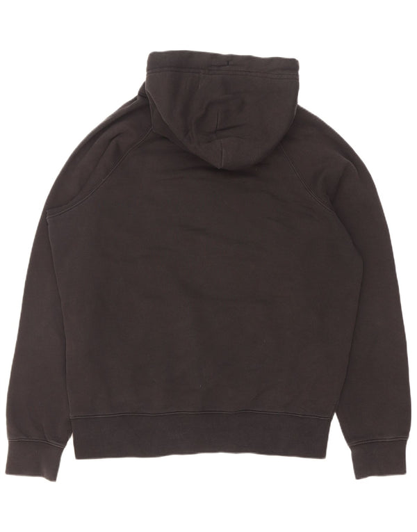 Gant Mens Graphic Hoodie Jumper Large Black Cotton