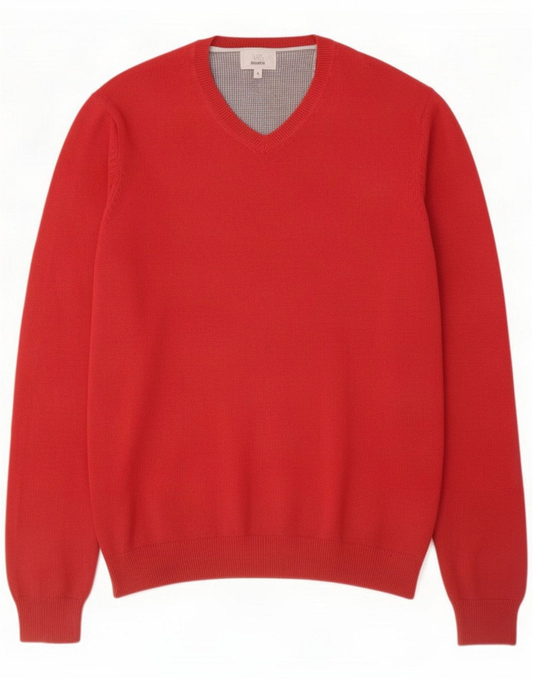 Marks & Spencer Męski sweter z dekoltem w kształcie litery V, XL czerwony