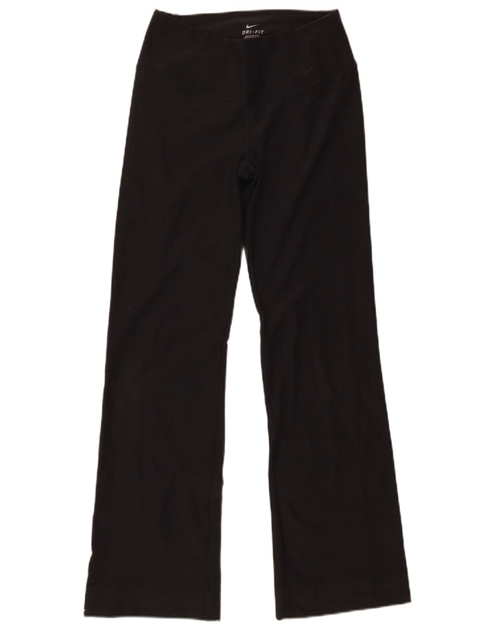 Damskie legginsy Nike Dri Fit Flare UK 8, małe czarne