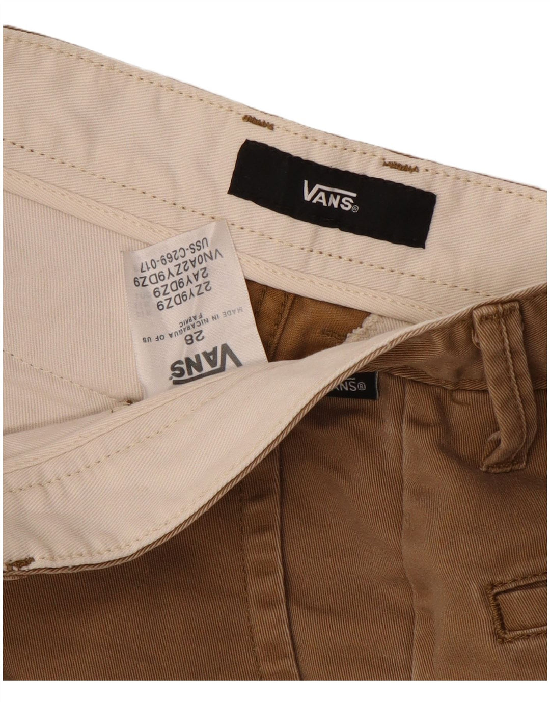 Męskie spodenki codzienne Vans W28 średni beż