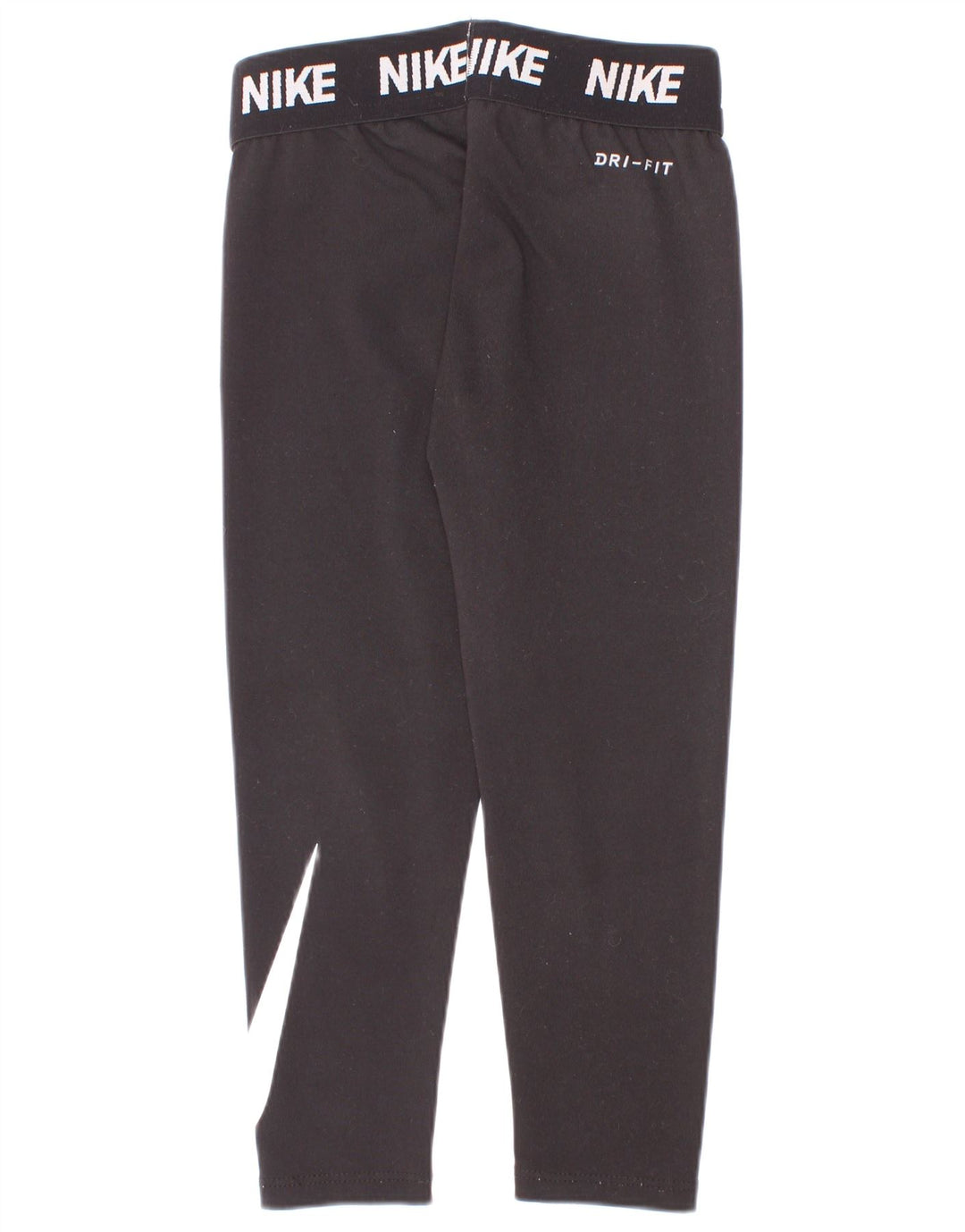 Dziewczęce legginsy Nike Dri Fit z grafiką 4-5 lat, małe, czarne, poliestrowe