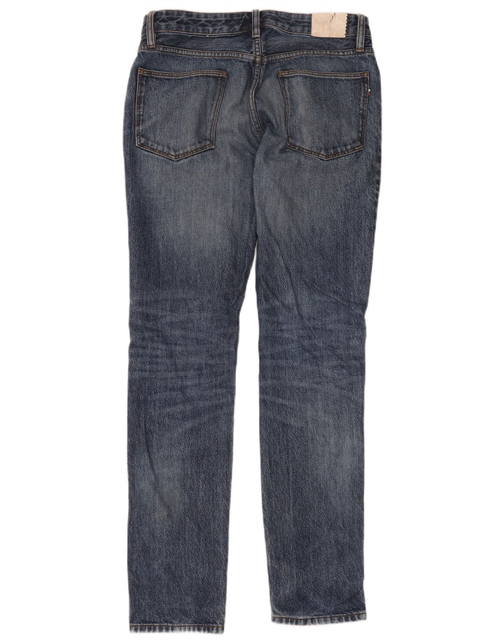 Lacoste Męskie Jeansy Slim W30 L32 Niebieskie Bawełniane