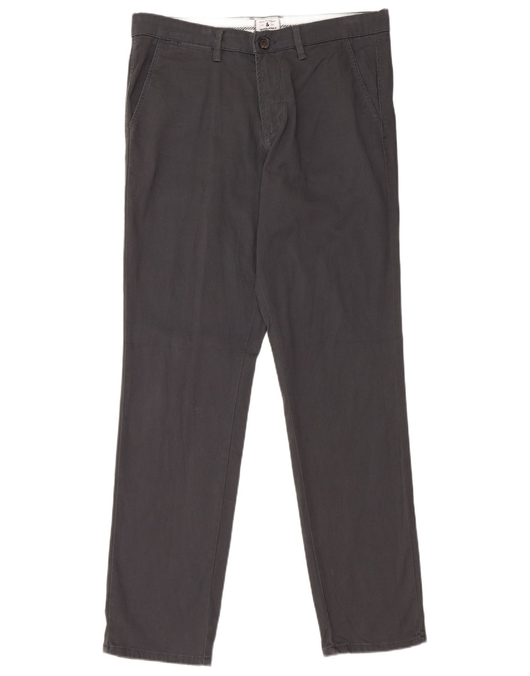 Męskie spodnie chino JACK & JONES W32 L32 Szara bawełna