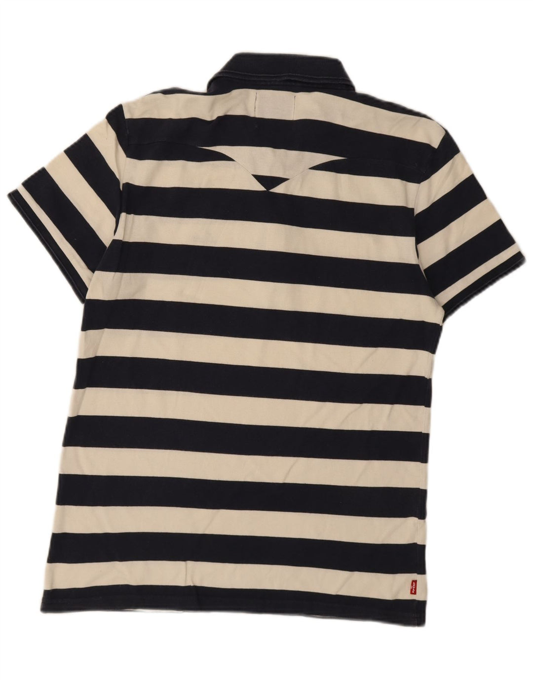 Męska koszulka polo o kroju slim fit Levi's, w duże granatowe paski