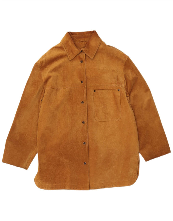 Damska kurtka zamszowa VINTAGE IT 42 w kolorze średniego beżu