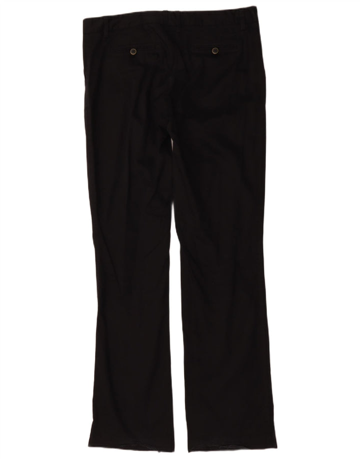 Damskie spodnie Chino Bootcut Massimo Dutti W34 L32 Czarne bawełniane