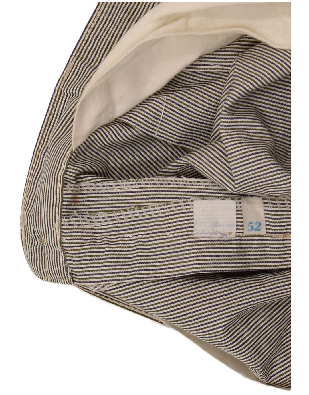 Męskie spodenki chino VINTAGE IT 52 XL W34 wielokolorowe prążki