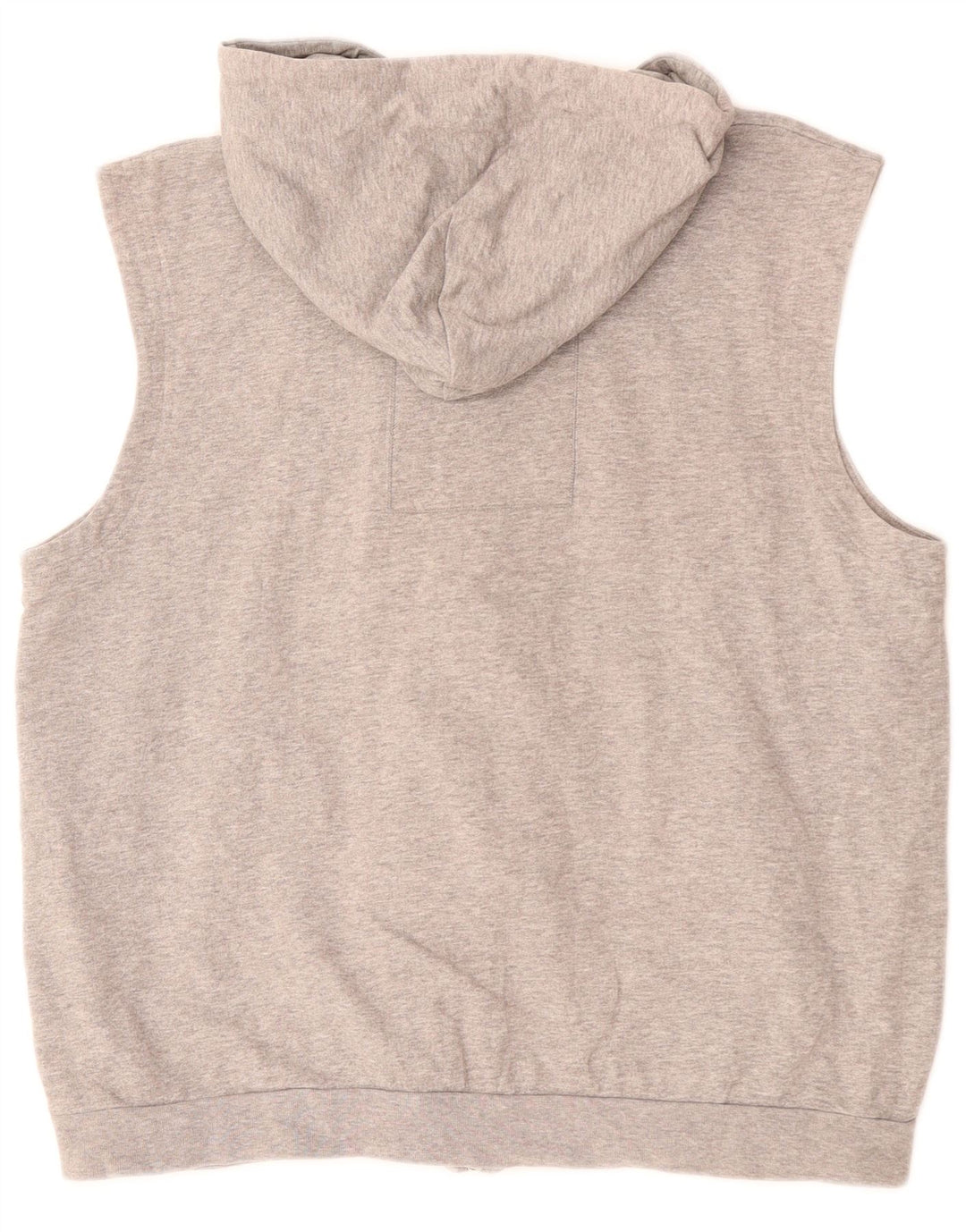 Męski sweter z kapturem i zamkiem NIKE bez rękawów, UK 39/41Średnioszary, bawełniany