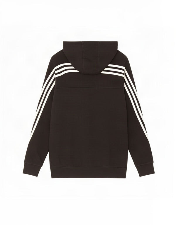 Chłopięcy sweter Adidas z zamkiem błyskawicznym, 13-14 lat, czarna bawełna
