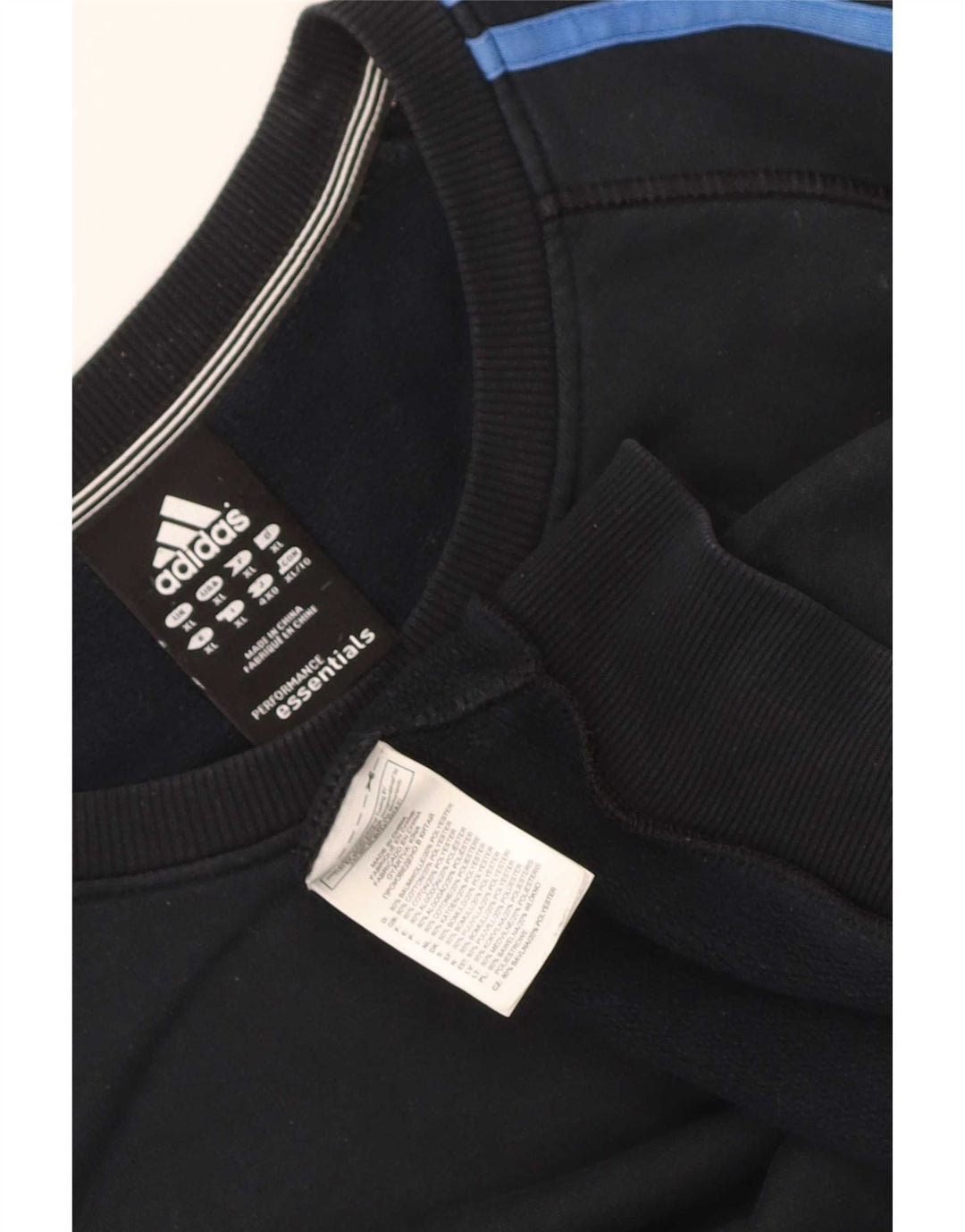 Adidas Męska Bluza Sweter XL Czarna Bawełna