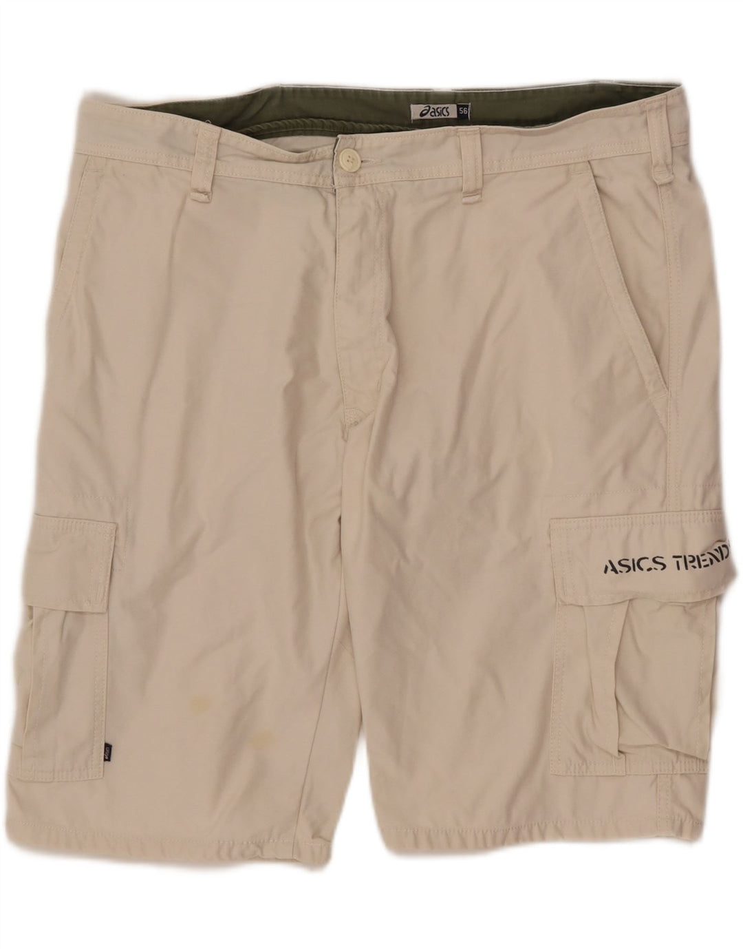 Męskie spodenki cargo Asics IT 56 3XL W40 Beżowa bawełna