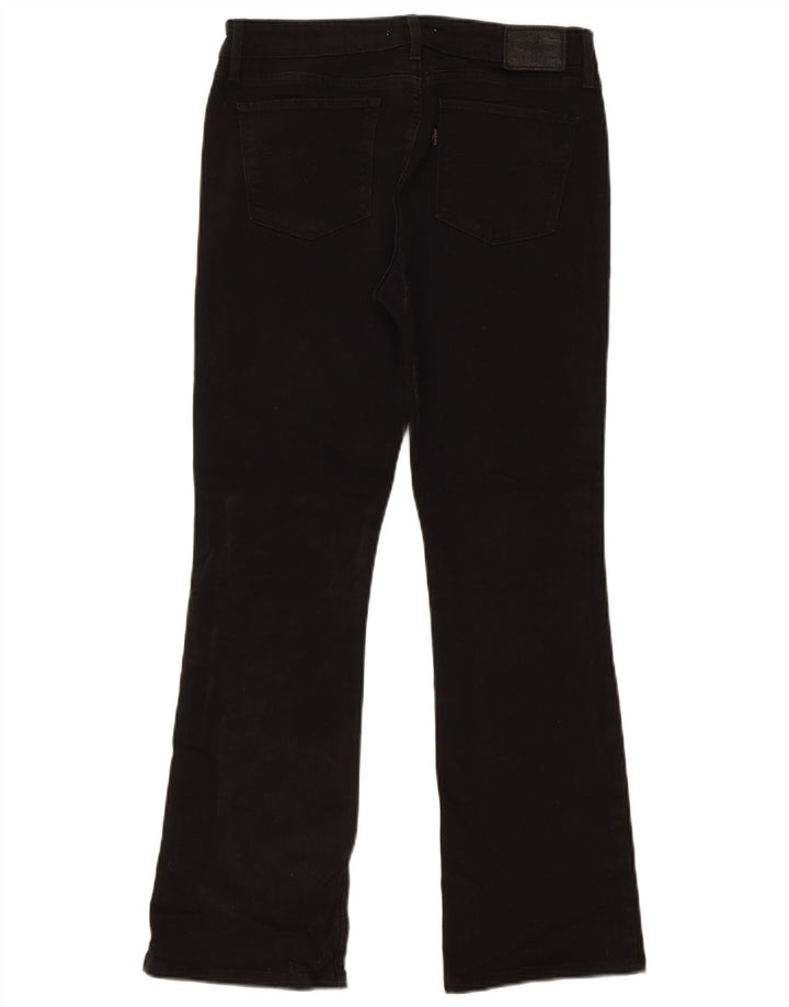 Damskie dżinsy Levi's 715 Bootcut W29 L29 Czarna bawełna