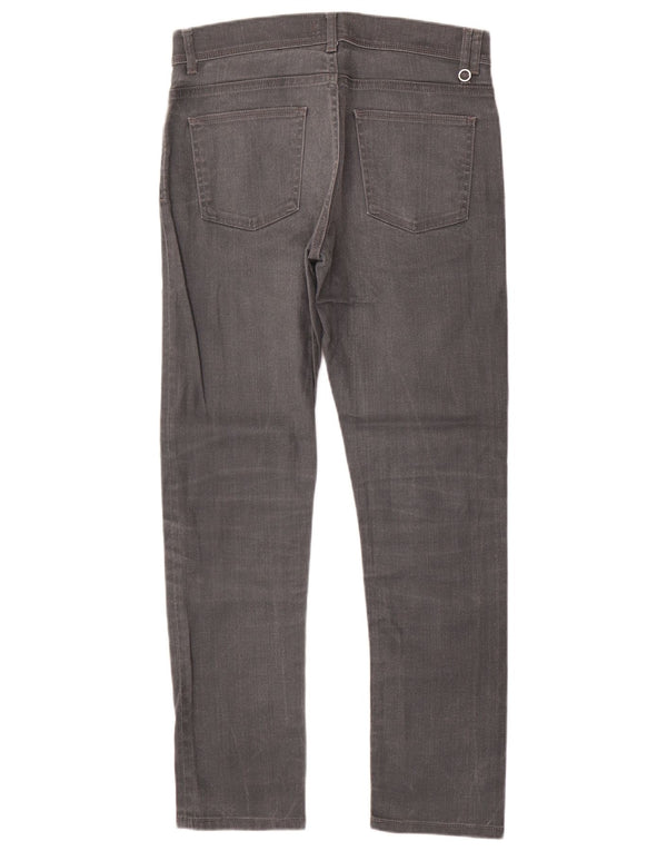 Męskie jeansy slim fit Zara EU 42 Large W32 L30 Szara bawełna