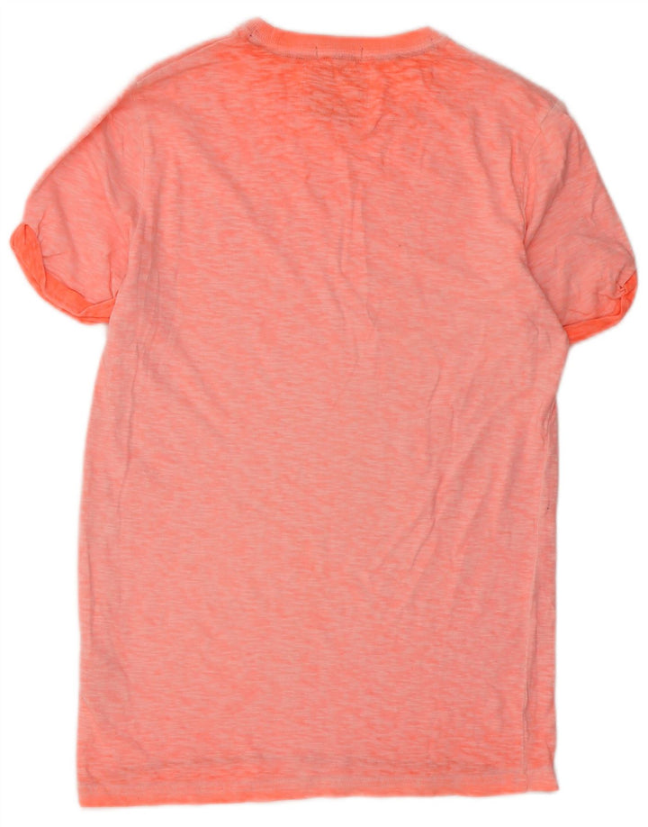 T-shirt męski Superdry, mały, pomarańczowy, bawełniany