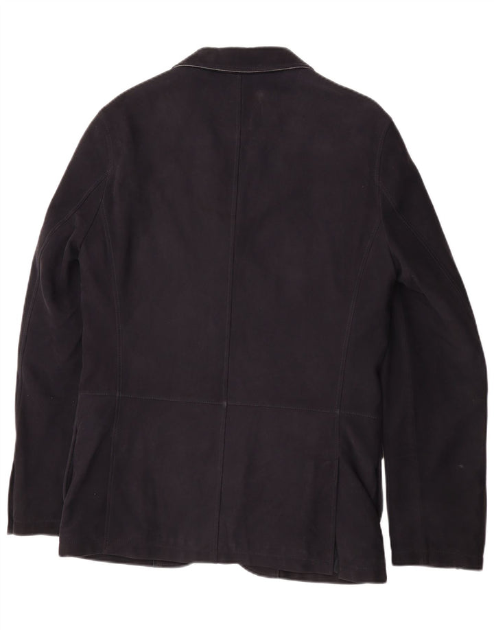 Męska marynarka zapinana na 2 guziki Ermenegildo Zegna IT 48 Średni granatowy Classi