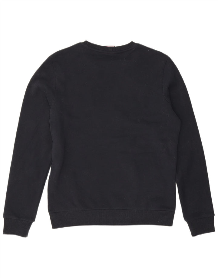 Męski sweter z grafiką Superdry, średni granatowy, bawełniany