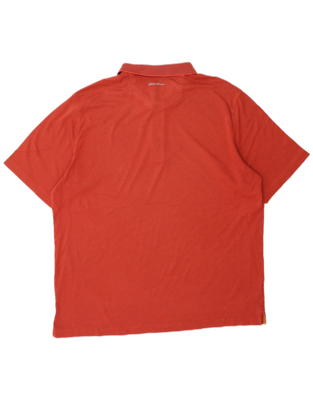 Męska koszulka polo EDDIE BAUER XL, pomarańczowa, bawełniana