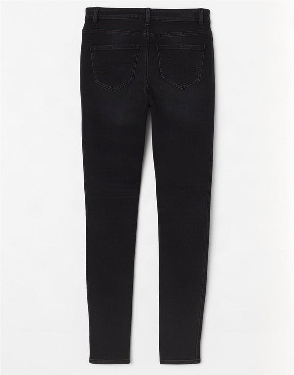 Damskie jeansy Lee Skinny W26 L30, czarne, bawełniane