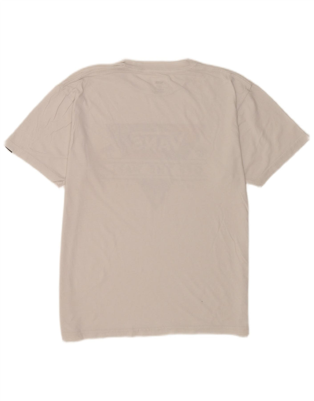 Męski T-shirt Vans o klasycznym kroju z grafiką, średniej wielkości, biały, bawełniany