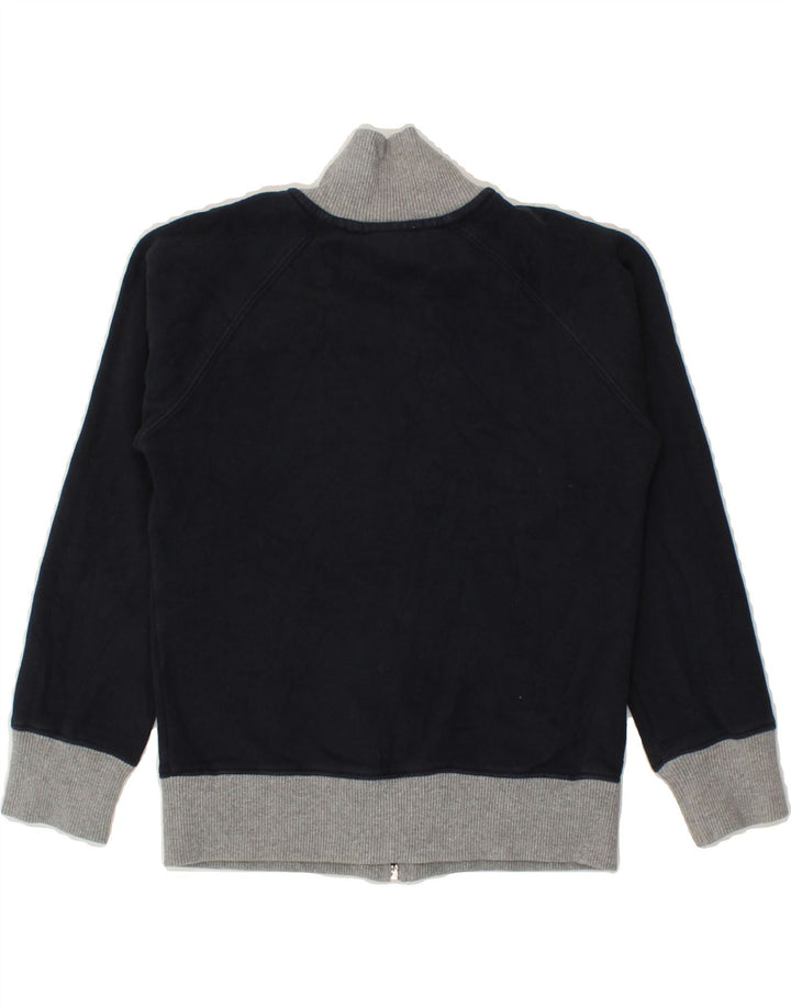 CONVERSE Boys Graphic Tracksuit Top Jacket 5-6 Years Navy Blue Colourblock Vintage Converse and Second-Hand Converse from Messina Hembry 