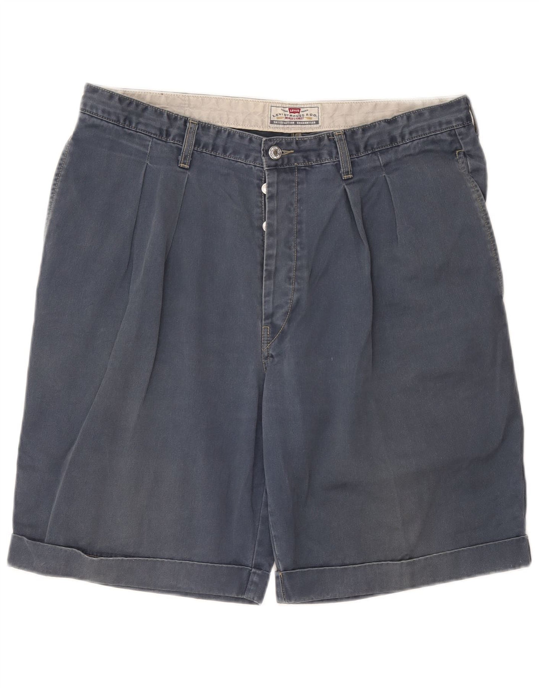 Męskie spodenki chino Levi's W40 XL granatowe, bawełniane