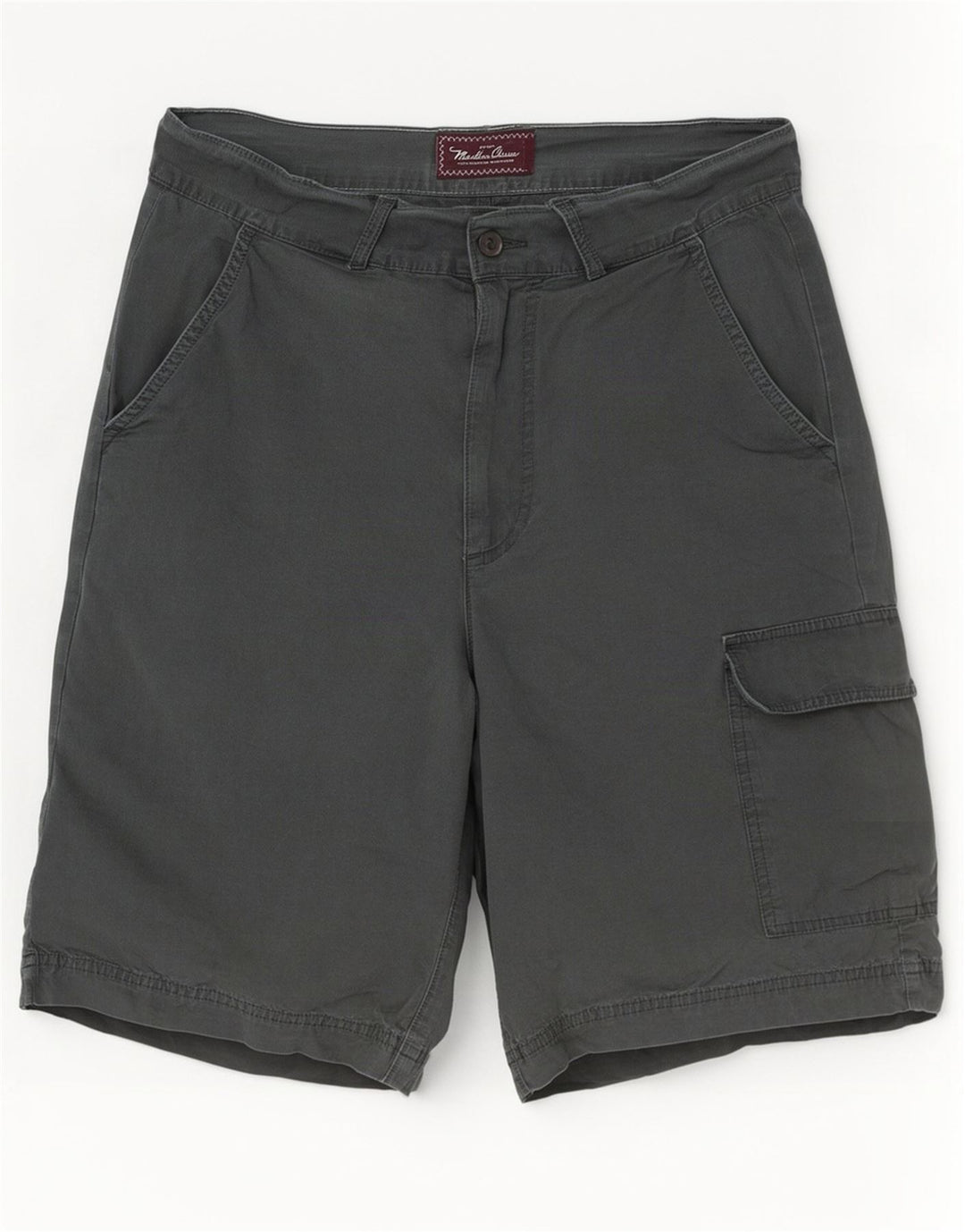 Męskie spodenki cargo Marlboro Classics EU 50 Large W34, szara bawełna